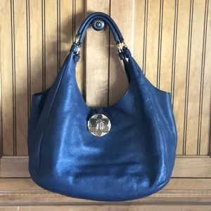Draper James navy hobo purse